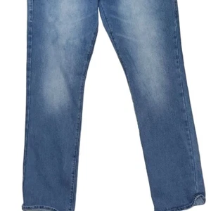True Religion Ricky Jeans Light Wash Denim Straight Leg Faded Whiskering 34x30 - Bild 1 von 13