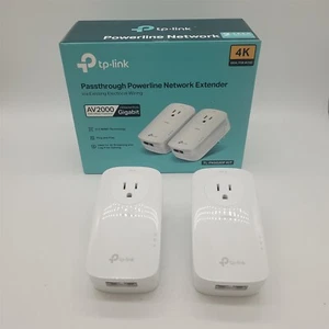 TP-Link AV2000 Powerline Adapter - Gigabit Port, Ethernet Over Power, Plug&Play - Photo 1/3