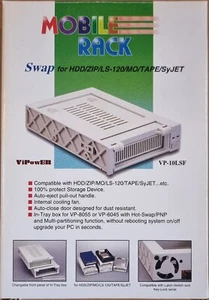 Mobile Rack VP-10LSF für HDD ZIP LS-120 MO Tape SyJet – NEU & unbenutzt - Bild 1 von 2