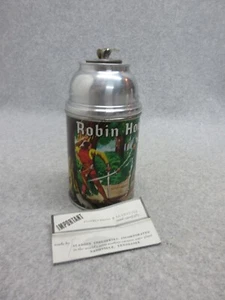 Best-On-ebay  1956 ROBIN HOOD Tv Metal THERMOS  MINT UNUSED with PAPERS   NO CUP - Picture 1 of 7