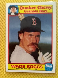 1986 QUAKER CHEWY GRANOLA BARS # 22 WADE BOGGS - Picture 1 of 2