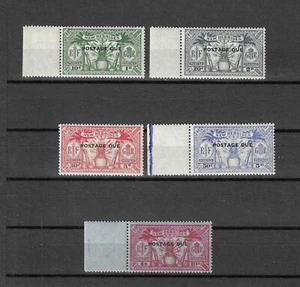 NUEVO HEBRIDAS 1925 SG D1/D5 MNH - Imagen 1 de 2