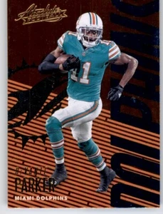 2018 Absolute DeVante Parker NFL PWE Base Card Dolphins #60 - Picture 1 of 2