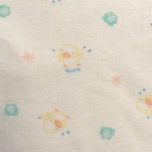 Carters Child of Mine Chicks Ducks Frogs Quack Stretch Baby Blanket Swaddle