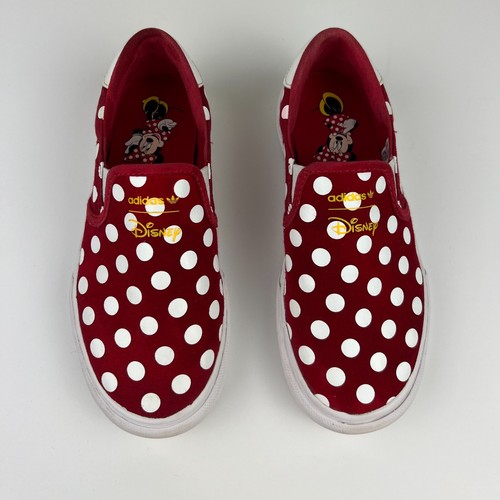 Slip On Disney Adidas Minnie Mo Court Ralley Taglia Bambini 3 5 Leggermente Indossato