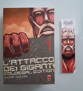 L' Attacco Dei Giganti Colossal Edition n.1 più segnalibro - Planet Manga 2019 - Foto 1 di 4