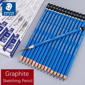 Staedtler Graphite Drawing and Sketching Pencils 12pcs/box or Set of 16 Degrees - Picture 1 of 26