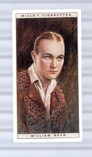 WILLIAM BOYD - MOVIE STAR CARD - WILLS CINEMA STARS - SERIES 1 - 1928 - # 2