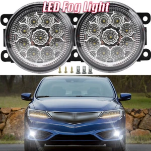 2 piezas LED parachoques delantero luz antiniebla lámpara de conducción repuesto para ACURA ILX 2013-2018 - Imagen 1 de 10