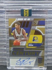 2022-23 Donruss Elite Jalen Rose Turn Of The Century Signatures Gold Auto #10/10