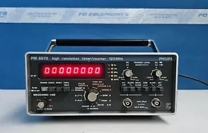 Philips PM6670 /02 High Resolution Timer / Counter 120MHz opt PM9678B (TCXO) - Picture 1 of 2