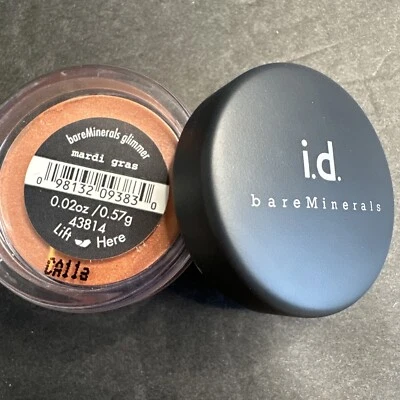 Bare Minerals i.d. MARDI GRAS Glimmer Eyeshadow .57g Loose Powder Eye Color NEW - Image 1 of 4