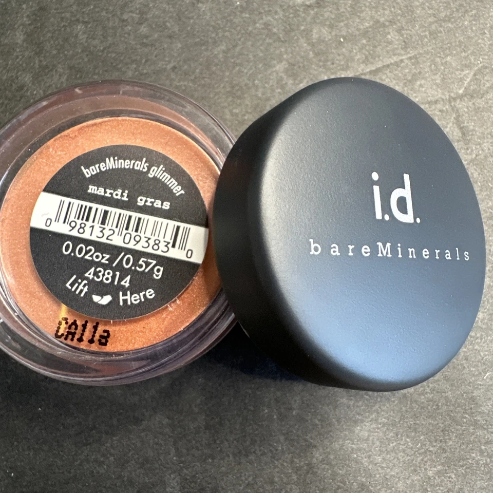 Bare Minerals i.d. MARDI GRAS Glimmer Eyeshadow .57g Loose Powder Eye Color NEW - Image 1 of 4
