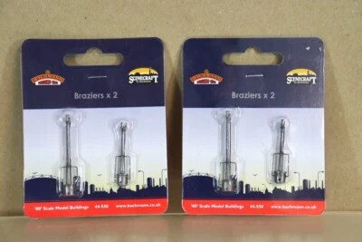 BACHMANN SCENECRAFT 44-550 2 x BRAZIERS x 2 od - Image 1 of 3