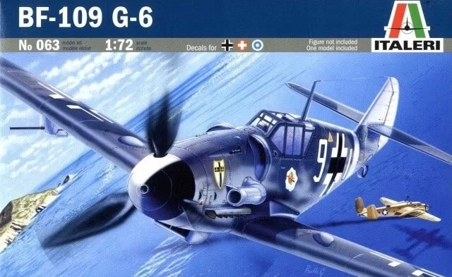 MESSERSCHMITT BF 109G-6 109 G-6 1/72 ITALERI - Immagine 1 di 1