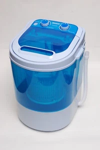 LEISURE DIRECT 230V MINI PORTABLE WASHING MACHINE FOR STUDENTS  + SPIN FUNCTION - Picture 1 of 10