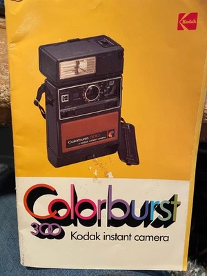 Vintage 1978 Colorburst 300 Instant Camera Instruction Manual Pre-Owned/Nice k1 - Image 1 of 4