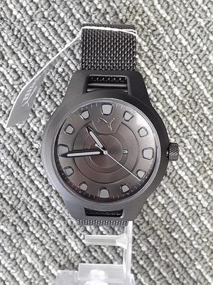 Puma P5007 Watch Men Quartz 42mm Black - Image 1 of 4