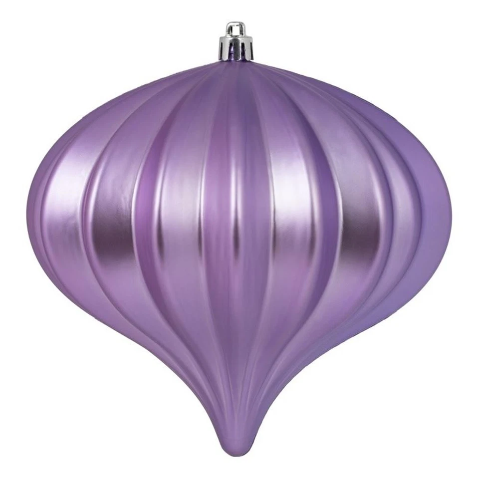 Vickerman UV Treated Onion Christmas Ornaments in Lavender Purple (Set of 3) - Изображение 1 из 1