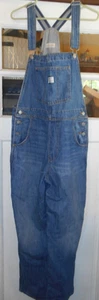 Levi’s Latzhose Herren Gr. Large blau Knopf Denim L OVERALLS JEAN STRAUSS - Bild 1 von 9