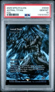 PSA 10 Gem Mint - Astral Titan - Primeval Titan Showcase Foil - FINAL FANTASY - Picture 1 of 2