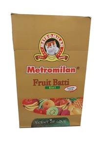 Metro Milan FRUIT BATI  Incense Sticks Agarbatti  Prayer & Pooja 12 Pack & 18 St - Picture 1 of 1