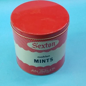 Vintage Sexton Cushion Mints Bonbon Dose Sexton Co Leerdose - Bild 1 von 7
