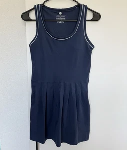 Yogalicious Nudetech Set & Swing Abito Tennis PICCOLO Blu Navy Bianco - Foto 1 di 6