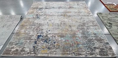 Tapete cinza/ouro 8'-0" x 10'-0" costas mancha, preço reduzido 1172776955 MAD453F-8 - Imagem 1 de 4