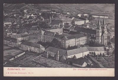 LUXEMBURGO 1908, postal vintage, Echternach, usada Foto 1 de 3