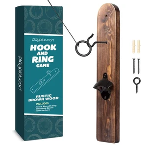 Play Platoon Hook and Ring Game with Bottle Opener and Magnetic Cap Catch - Picture 1 of 6