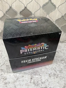 Pokémon TCG: Prismatic Evolutions Tech Sticker Collection Display Box Empty - Picture 1 of 5