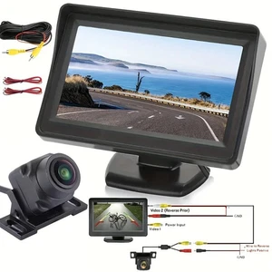 4.3" HD LCD Rearview Camera Night Vision Backup for SUV Pickup Camper van RVs - Picture 1 of 10