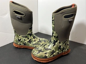 Bogs Camo Classics Neoprene Rubber Slip On Boots Kids Youth Size 5 Boy 71397-352 - Picture 1 of 10
