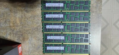 Samsung 8GB 2Rx4 PC3L-10600R-09-10-E1-P1 DDR3-1333MHz ECC M393B1K70CH0-YH9 FUNCIONA Foto 1 de 3