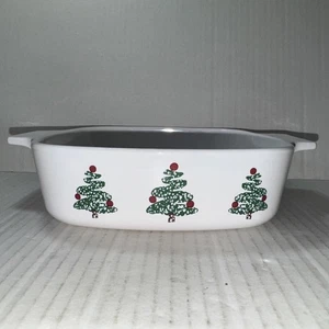 Corning Ware Casseruola Albero di Natale 1 L A-1-B Spugna Vernice Senza Coperchio USA - Foto 1 di 5