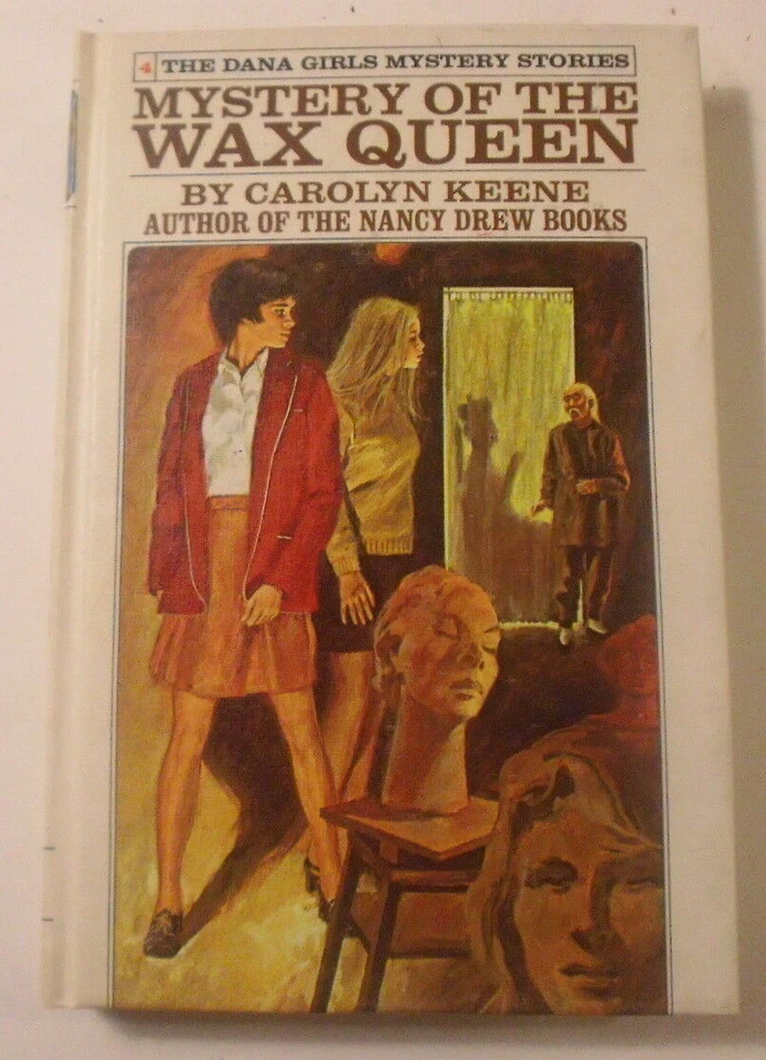 Dana Girls #4, Mystery of the Wax Queen, White Spine Picture Cover - Image 1 of 1