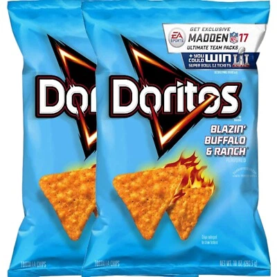 Doritos Blazin Buffalo & Ranch Tortilla Chips 9.25 oz 2 Pack - Image 1 of 4