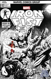 Marvel - Iron Fist #1 (2017) Ryan Stegman variante exclusiva Netflix CVR B - Imagen 1 de 1