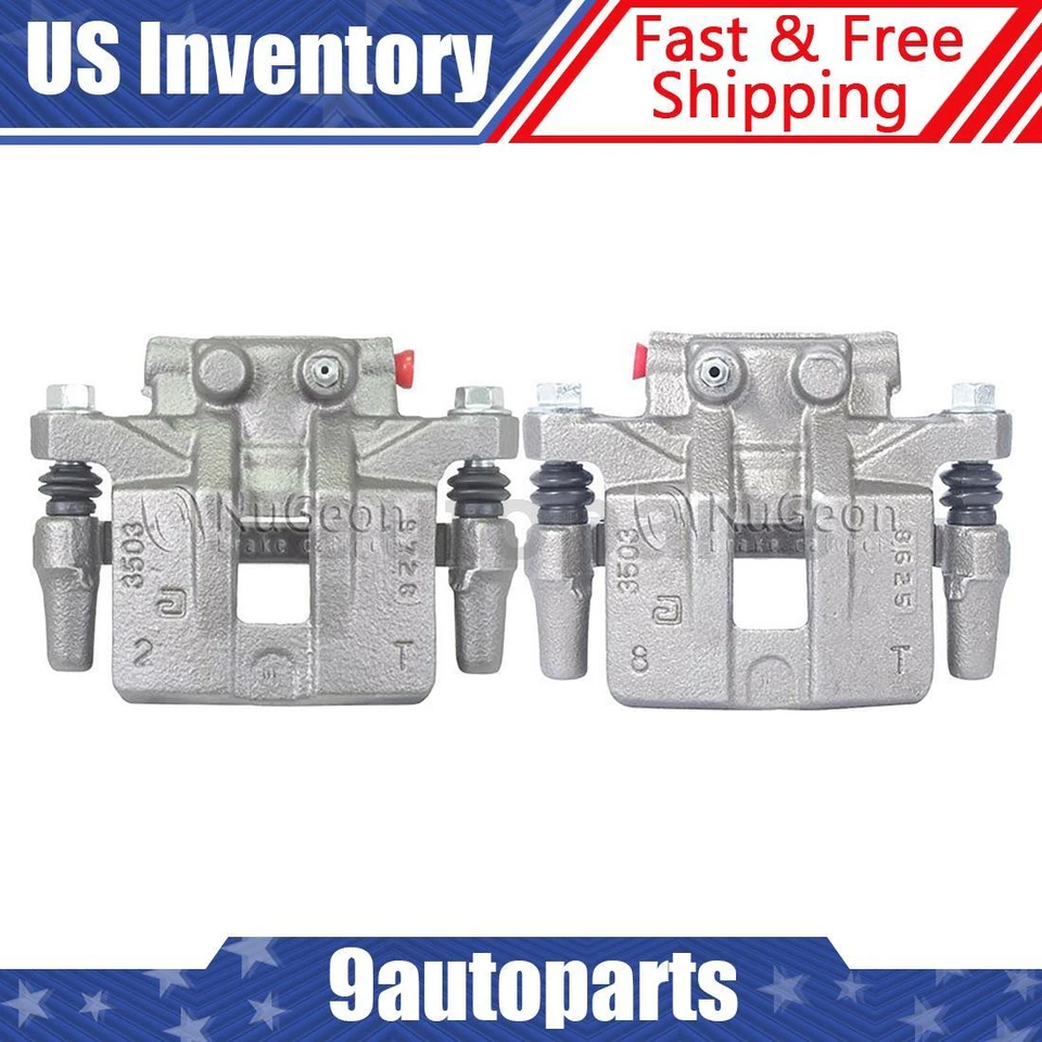 Par de pinzas de freno de disco traseras con soporte para Jeep Compass 2009-2016 Foto 1 de 4