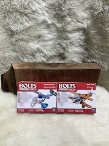 New Erector by Meccano Bolts Construction Kit Mini Bi-Plane & Mini Helicopter - Picture 1 of 5