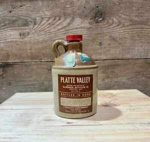 1973 McCormick, Platte Valley, Straight Corn Whiskey, Stoneware Jug with Cap - Picture 1 of 6