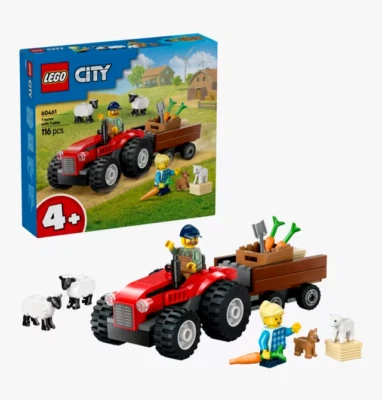 LEGO City: Red Farm Tractor With Trailer & Sheep (60461) Brand New & Sealed - Image 1 of 4