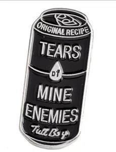 Spilla spilla metallo Tears of Mine Enemies nuova wiccan gotico paranormale - Foto 1 di 8