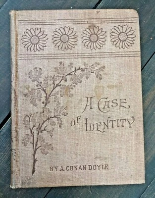 Sherlock Holmes "A Case Of Identity" 1st American Edition 1890's Doyle Foto 1 de 4
