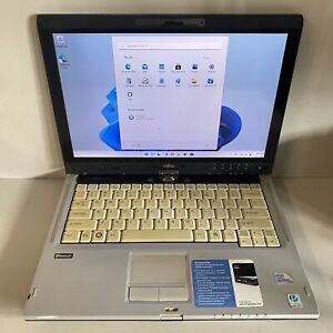 13.3” Fujitsu Lifebook T5010 Laptop Windows 11 120GB HDD 4GB RAM - Yellowed Keys