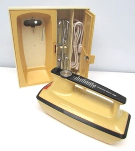 Vintage Rare Hamilton Beach 12 Speed Portable Hand Mixer New NOS Harvest Gold  - Picture 1 of 9