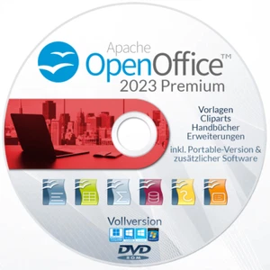 OPEN OFFICE 2023 PREMIUM BÜRO TEXTVERARBEITUNG TABELLEN PRÄSENTATION WINDOWS - Bild 1 von 1