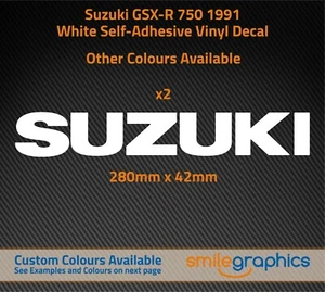 Suzuki Gsx-R 750 1991 Untere Verkleidung Aufkleber - Andere Farben Verfügbar - Bild 1 von 2