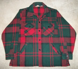VTG XL 1970s Boy Scouts of America Pedro Wool Plaid Jacket Men's X-LARGE - Picture 1 of 7